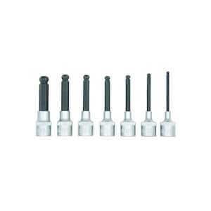 Standard Ball End Sockets and Bits Tool Set with ProGuard (7-Piece)