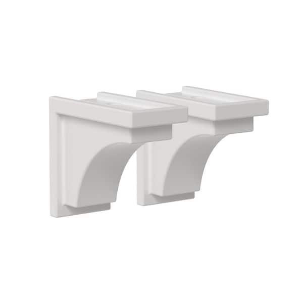 Nantucket White Polyethylene Decorative Corbel