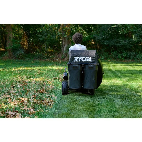 Have a question about RYOBI Bagger for RYOBI 30 in. Riding Lawn