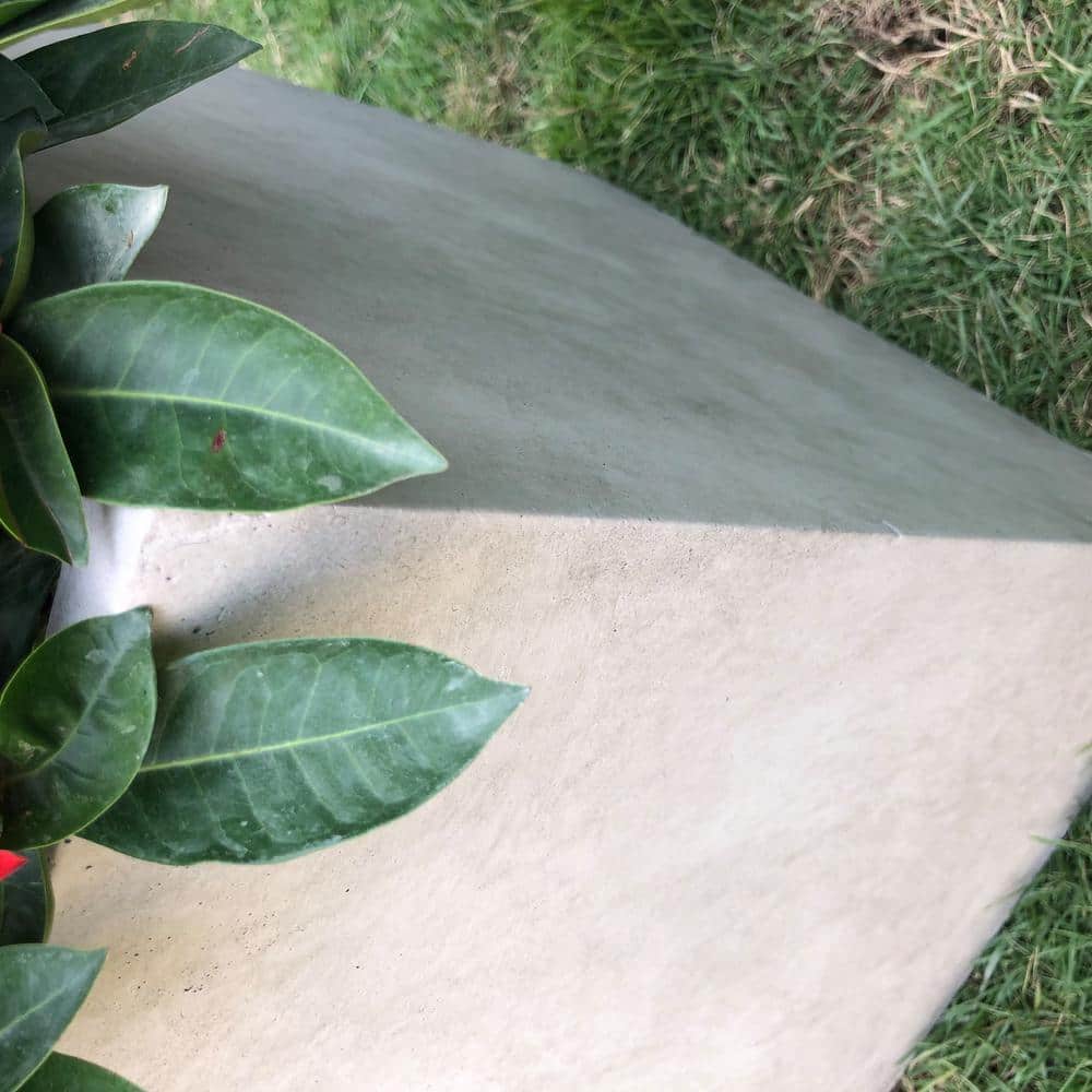 Modern Lightweight Concrete 12" Square Planter for Indoor & Outdoor