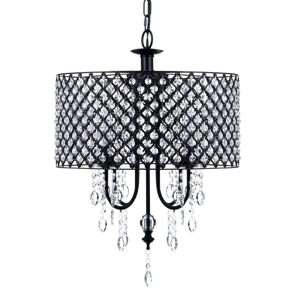 lattice drum chandelier