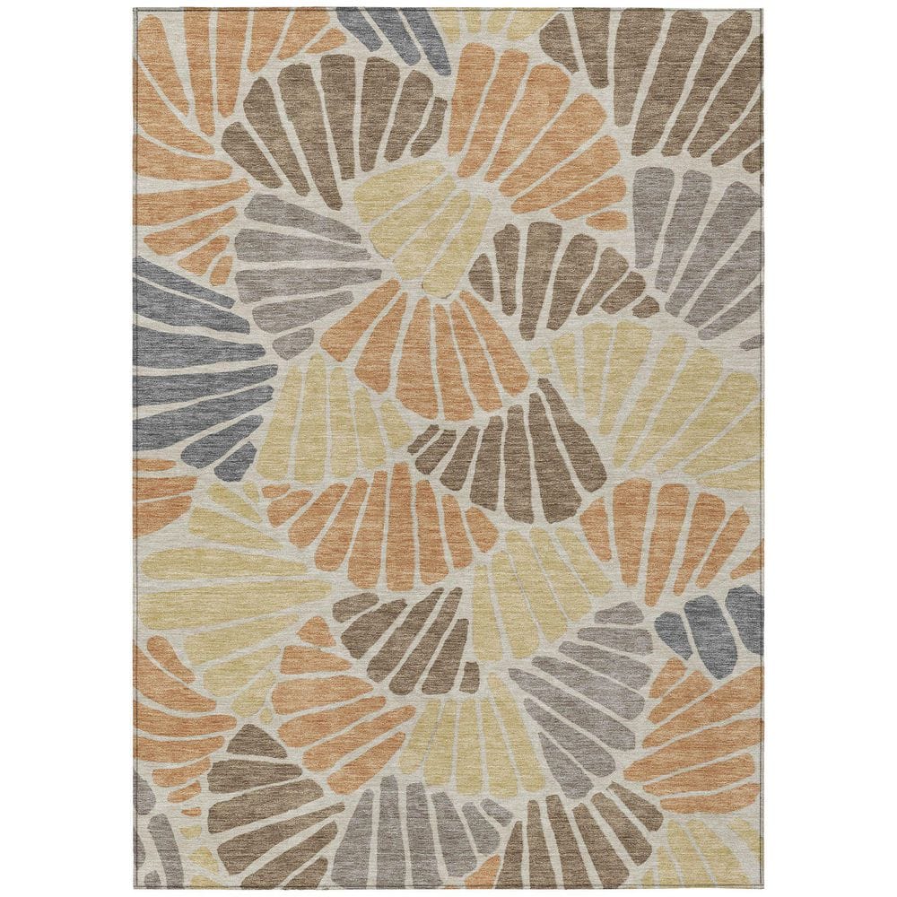 Chantille Machine Washable Indoor/Outdoor Abstract ACN2384 Copper 10 ft. x 14 ft. Area Rug price history on PriceWatchPro