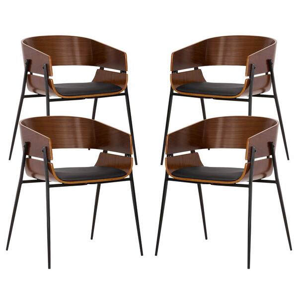 Today's Mentality Lydia Black Dining Chair (Set of 4)