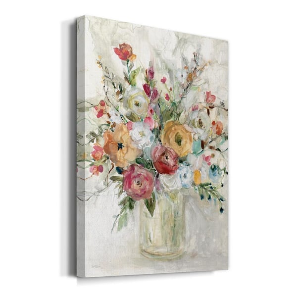 Contemporary Bouquet Premium Gallery Wrapped Canvas - Ready to Hang, Size: 32 x 48