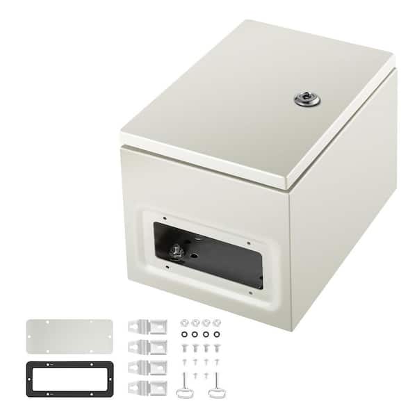 SVOPES NEMA Metal Case, Measuring 12x8x8 in., NEMA 4X Metal Electric Enclosure with IP66 Water and Dust Resistance