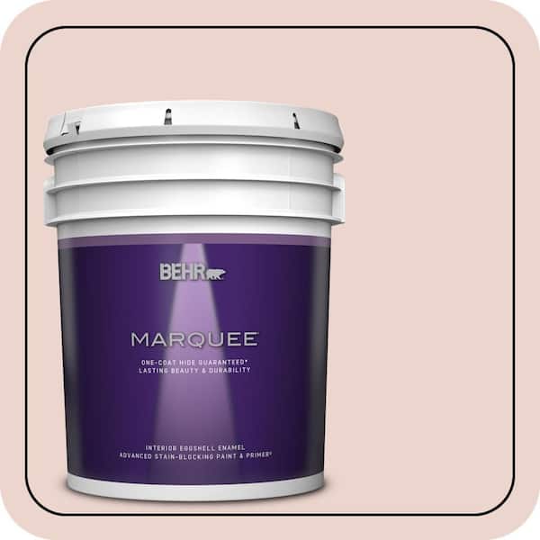 BEHR MARQUEE 5 gal. #S170-1 Ole Pink Eggshell Enamel Interior Paint & Primer