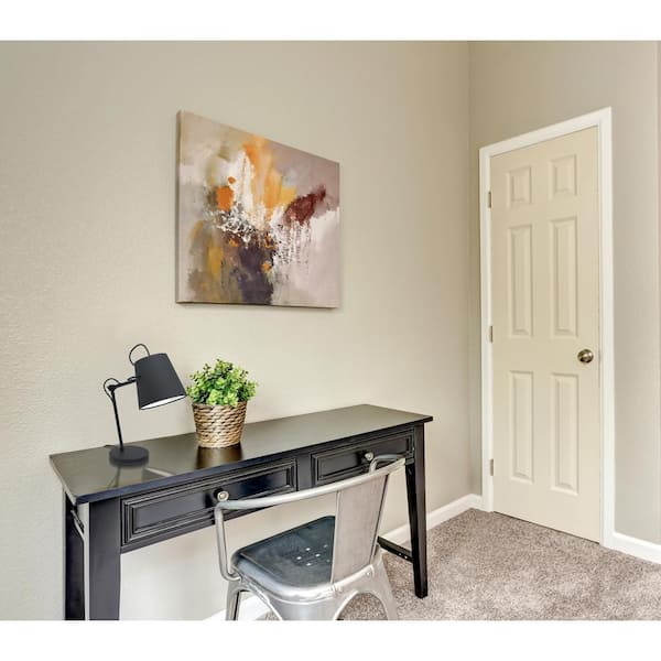 Granadillos 8.67 in. W x 30.71 in. H 1-Light Black Desk Lamp with Black Fabric Shade and Adjustable Arm