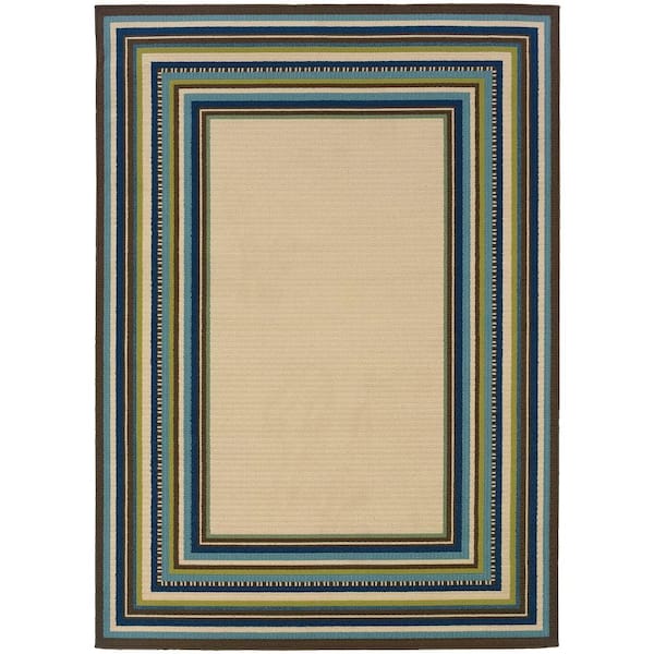 Home Decorators Collection Pompano Beige 8 ft. x 11 ft. Area Rug