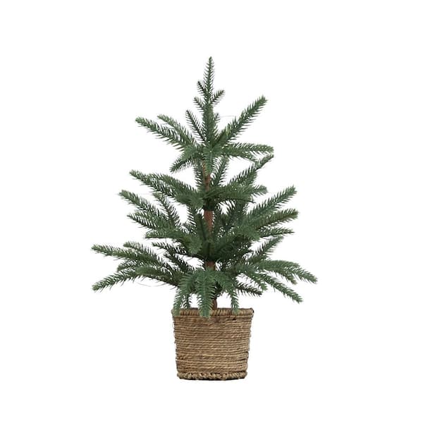 18 in. Pre-Lit Artificial Christmas Tree with 15 LED Lights
