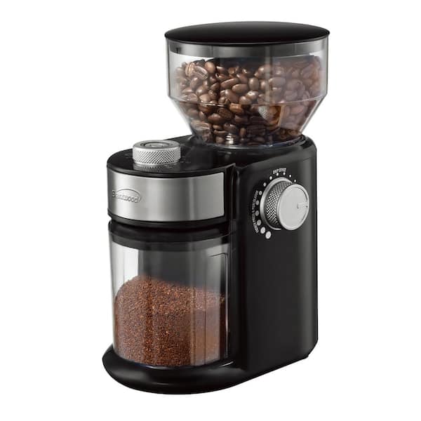 Brentwood 8 oz. Automatic Burr Coffee Grinder Mill in Black