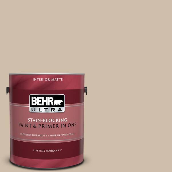 BEHR ULTRA 1 gal. #UL170-7 Cabo Matte Interior Paint and Primer in One