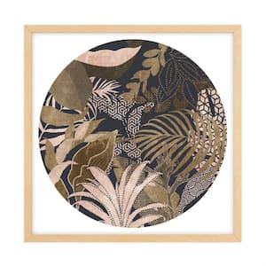 Tropical Rounds 18 Framed Giclee Nature Art Print 34 in. x 34 in.