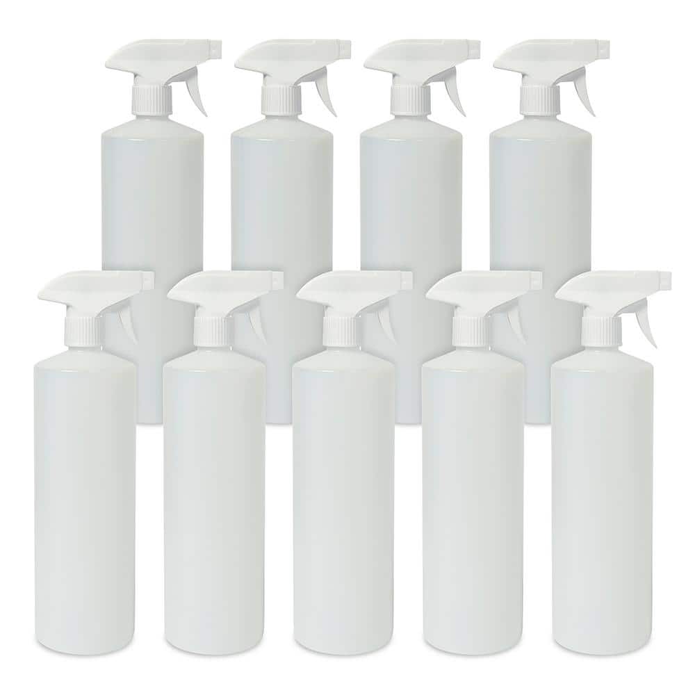APPROVED VENDOR Trigger Spray Bottle: 24 oz Container Capacity,  Mist/Stream, White, White, 3 PK