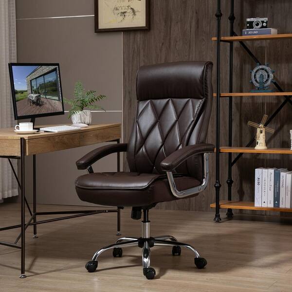 Vinsetto + Executive Office Chair with High Back Diamond Stitching