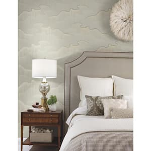 Moonglight Pearls Light Taupe Wallpaper