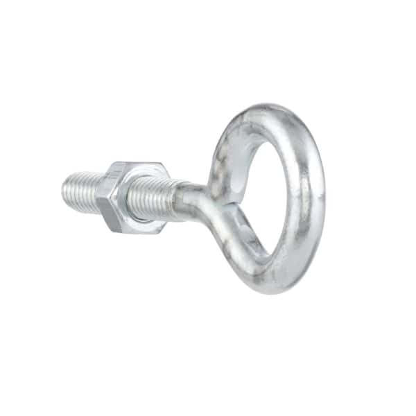 Everbilt 5/16 in. x 3-1/4 in. Zinc-Plated Eye Bolt with Nut 807176 - The  Home Depot