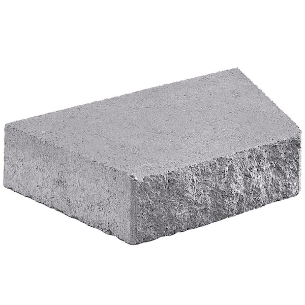 Pavestone 4 in. H x 17.07 in. W x 10.38 in. D Pewter Rectangle Concrete Wall Cap