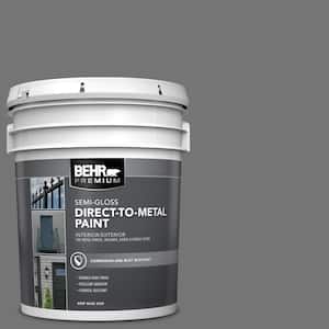 5 gal. #N520-5 Iron Mountain Semi-Gloss Direct to Metal Interior/Exterior Paint