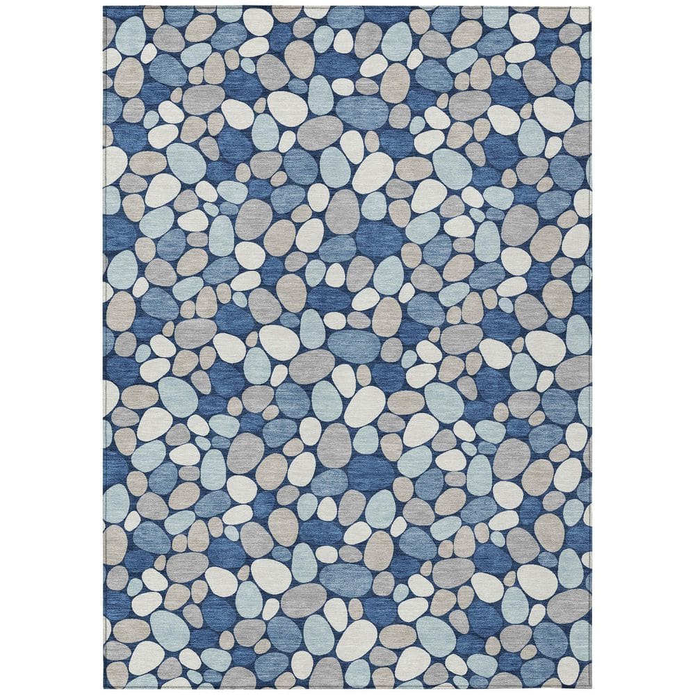 Chantille Machine Washable Indoor/Outdoor Abstract ACN2817 Navy 10 ft. x 14 ft. Area Rug price history on PriceWatchPro