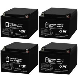 MIGHTY MAX BATTERY 12V 12AH Compatible Battery for 6-DZM-12 APC Scooter  Medical - 4 Pack MAX3435618 - The Home Depot