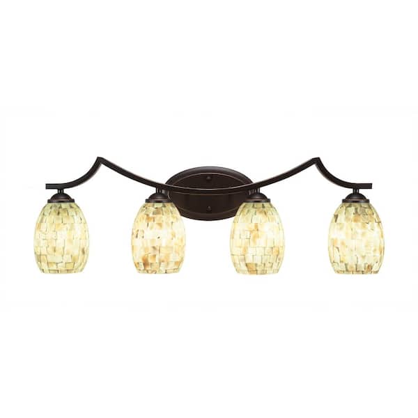 Unbranded Cleveland 7.5 in. 1-Light Dark Granite Vanity Light