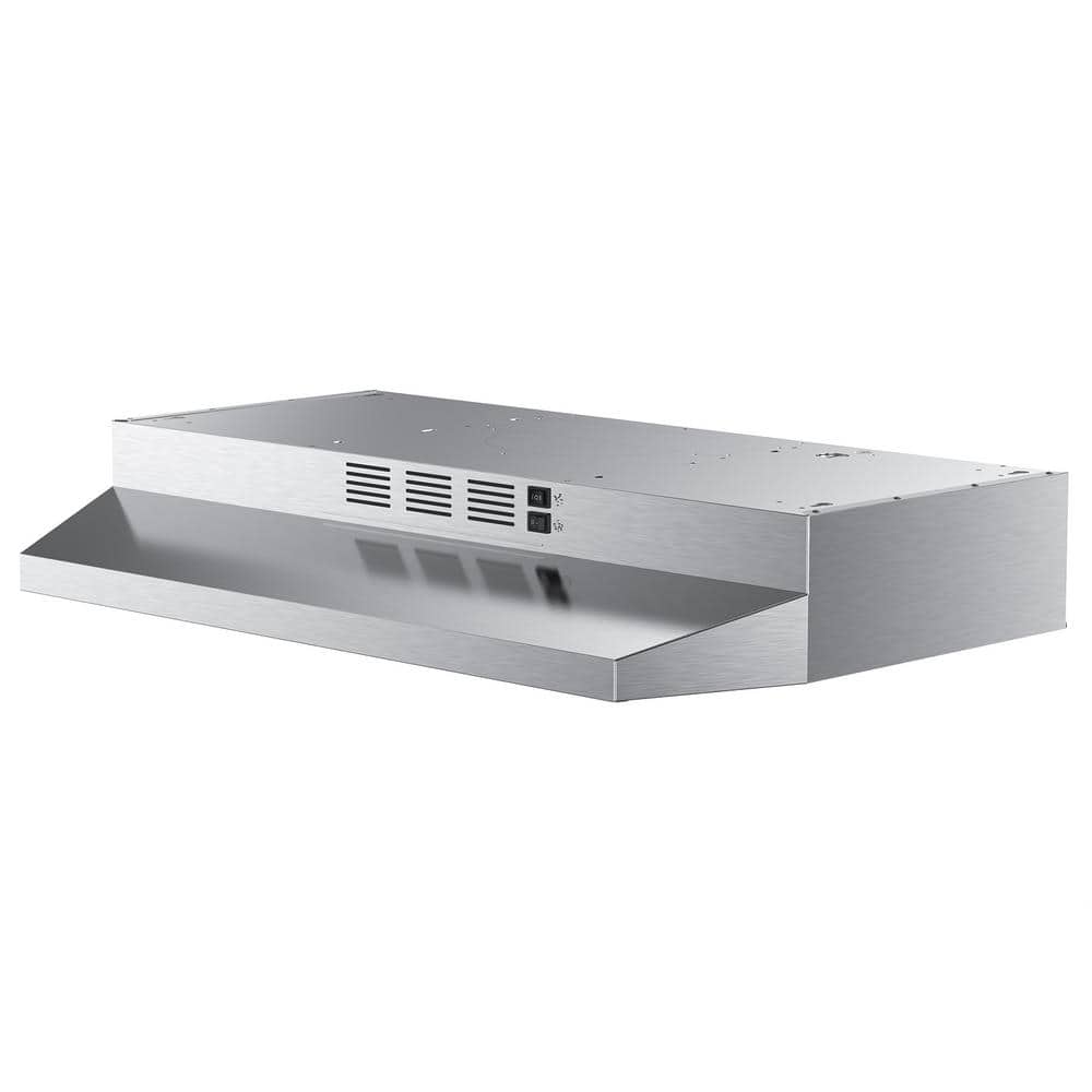 30 in. 300 CFM Convertible Under Cabinet Range Hood in Stainless Steel with 2-Way Venting and Washable Filters price history on PriceWatchPro