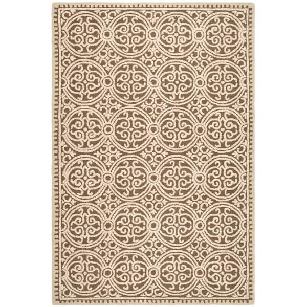 SAFAVIEH Cambridge Tan/Multi 6 ft. x 9 ft. Area Rug