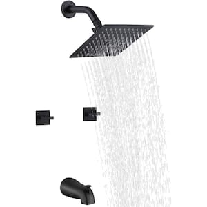 2 Handle Shower Faucet with Tub Spout