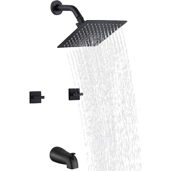 Lukvuzo 2 Handle Shower Faucet with Tub Spout HSPH020FS001 - The Home Depot