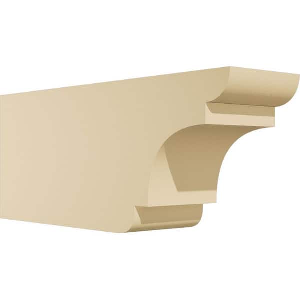 Ekena Millwork Standard New Brighton 5 in. W x 8 in. H x 20 in. D Signature Urethane Rafter Tail Outlooker