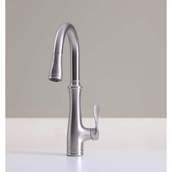 KOHLER Brookfield Drop-In Cast-Iron 33 in. 4-Hole Double Bowl Kitchen Sink in White with Bellera Faucet