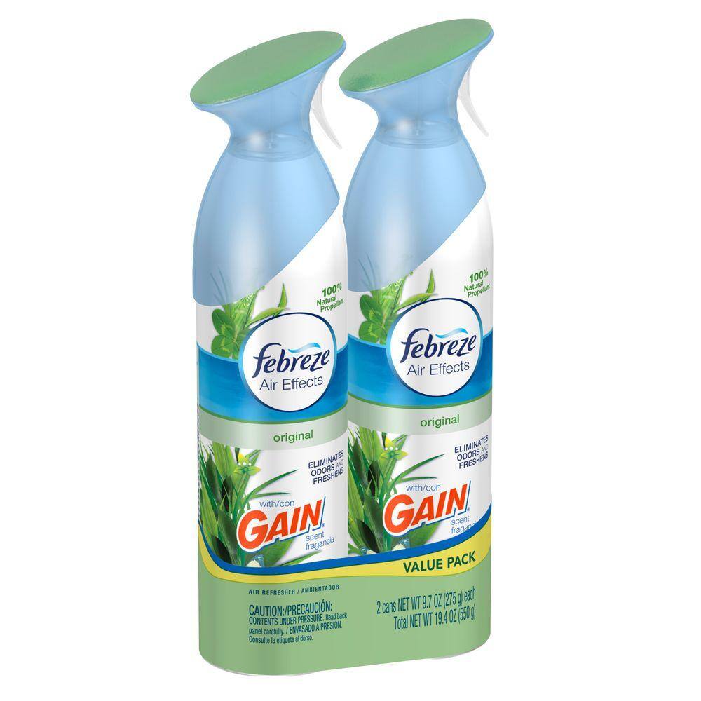 Febreze Air Effects 9.7 oz. Original Gain Scent Air Freshener Spray (2