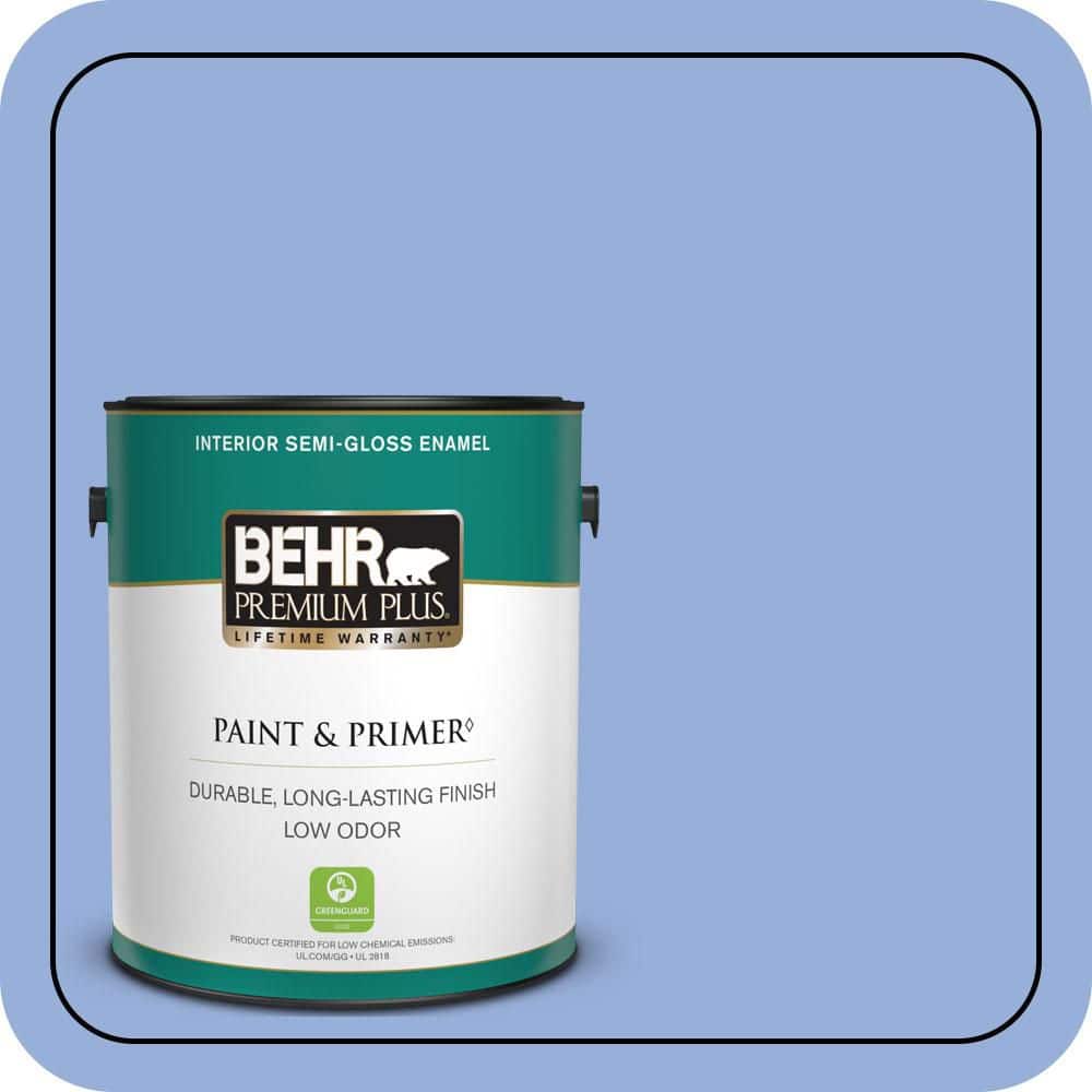 1 gal. #590B-4 Anemone Semi-Gloss Enamel Low Odor Interior Paint & Primer price history on PriceWatchPro