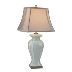 Mountain Home 29 in. Green Table Lamp