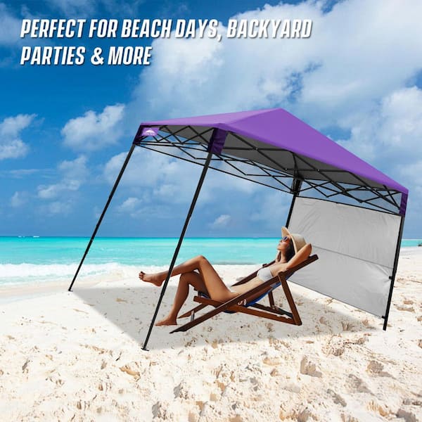 Day Tripper 8 ft. x 8 ft. Slant Leg Light-Weight Compact Portable Canopy
