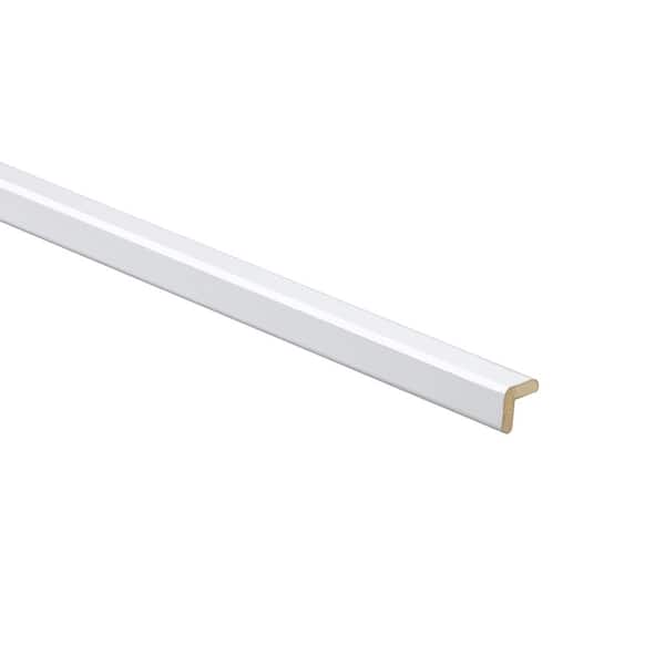 Washington Franklin Hargrove 96 in. W x 0.75 in. D x 0.25 in. H in Vesper White Outside Corner Molding