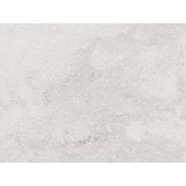 Solid Surface Countertop Sample in Rain Cloud