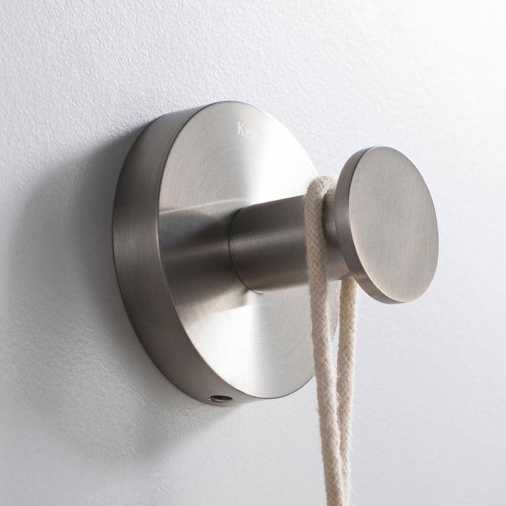 Elie Brushed Nickel Wall Mounted Robe Hook