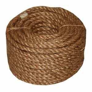 Moisture/Weather Resistant All Natural Fibers Decor - SGT KNOTS Cat Scratching Post 3/8 inch Twisted Sisal Rope Indoor/Outdoor Marine Wicker Chair 50 feet Projects Tie-Downs 