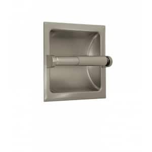 5.125-in. x 7.62-in. Toilet Paper Roll Holder Satin Nickel Stainless Steel 16GS-34938