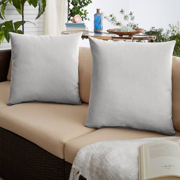 16 in. x 16 in. Outdoor Pillow Inserts, Waterproof Decorative Throw Pillows  Insert, Square Pillow Forms (Set of 2)