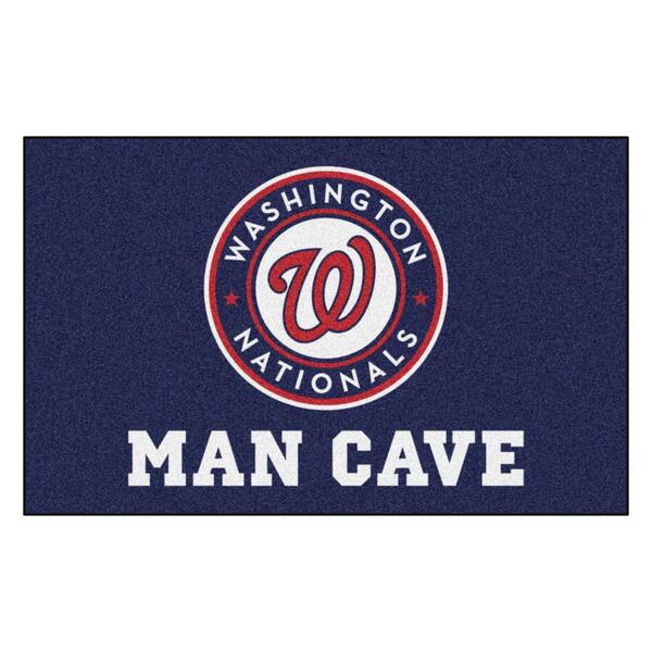 FANMATS MLB - Washington Nationals Man Cave UltiMat 5 ft. x 8 ft. Indoor Area Rug
