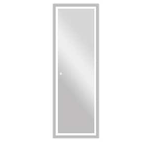 22 in. W x 65 in. H Rectangular Frameless LED Wall Mount Modern Decorative Bathroom Vanity Mirror