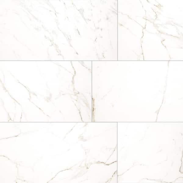 MSI Regallo Calacatta Isla 24 in. x 48 in. Polished Porcelain Floor and Wall Tile (15.5 sq. ft. / Case)