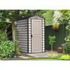 DURAMAX Evermore 4 ft. x 6 ft. Vinyl Storage Shed 30625 - The Home Depot