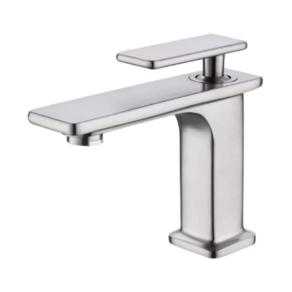 Vanity Art 7.4 in. Single Hole SingleHandle Lever Vessel Bathroom Faucet in Chrome F40043 The