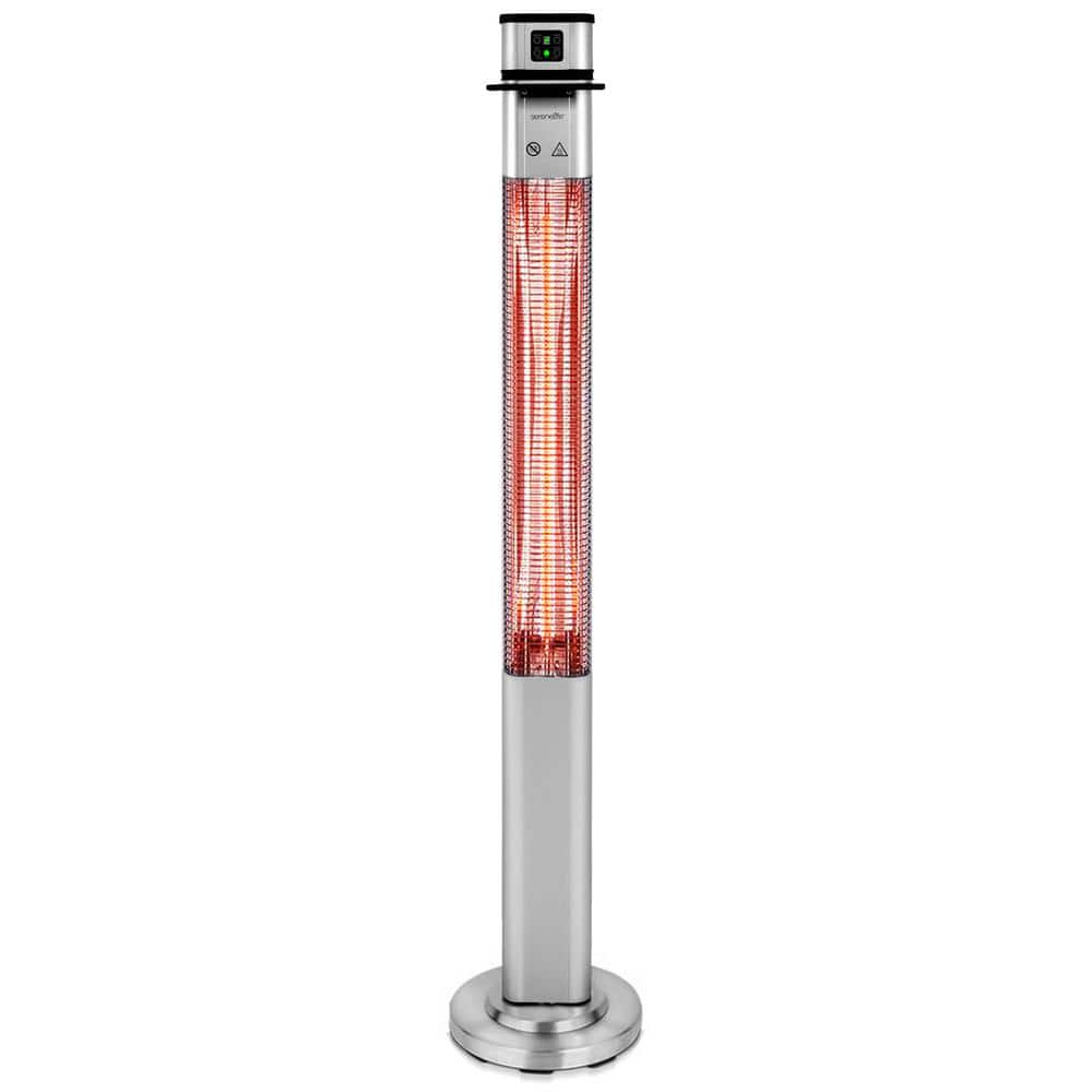Stainless Steel Electric Infrared Patio Heater with Remote Control