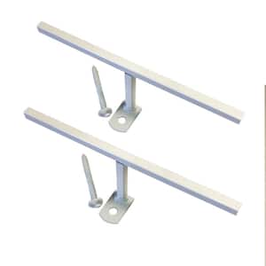 Window Bar T-Bracket Connectors, White (2-Pack)