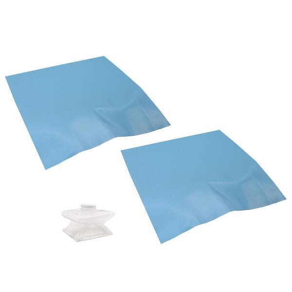 SWIMLINE Hydrotools Swimming Pool Ladder Pad Mat Liner Plus Anchor (2-Pack)