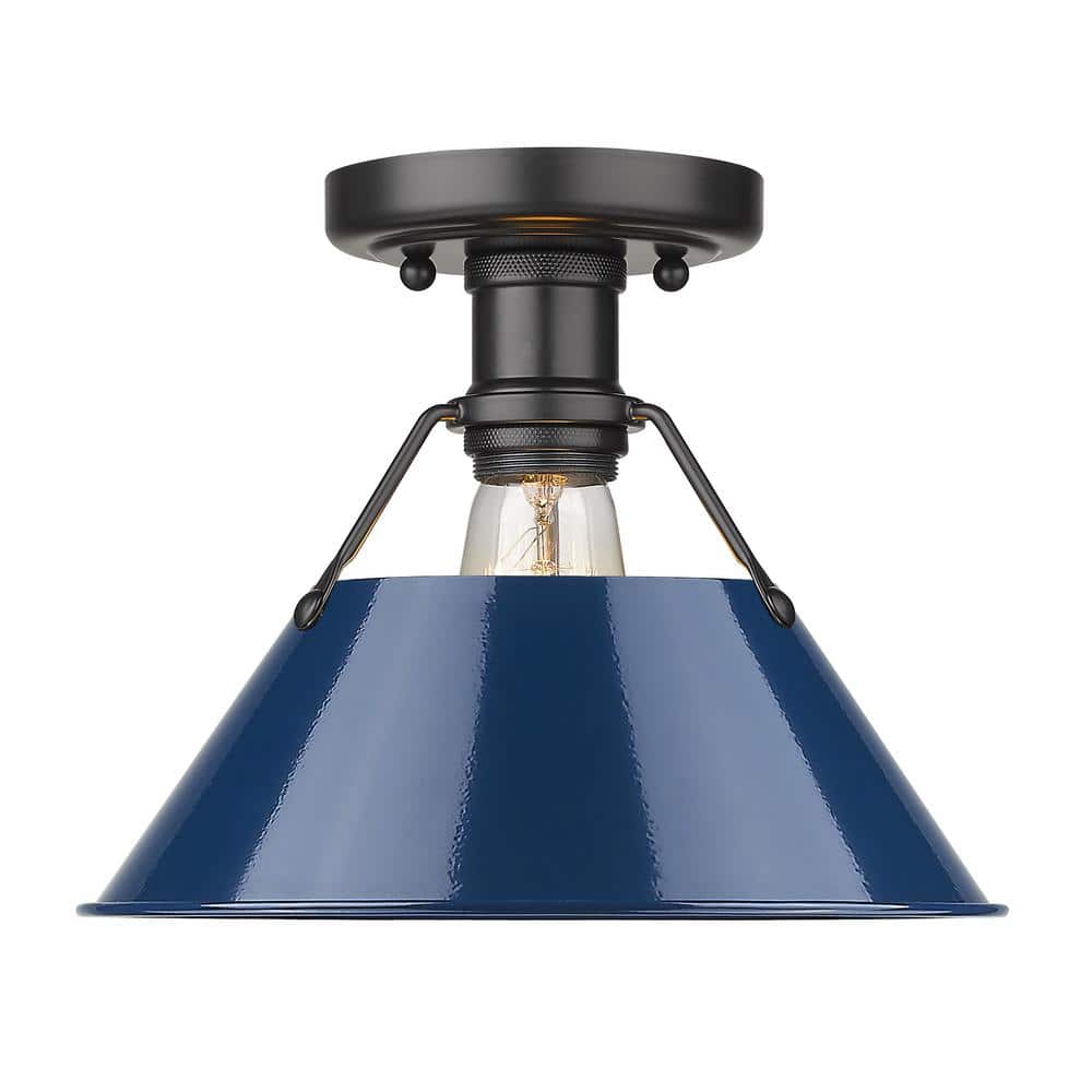 Orwell 10 in. 1-Light Matte Black Flush Mount price history on PriceWatchPro